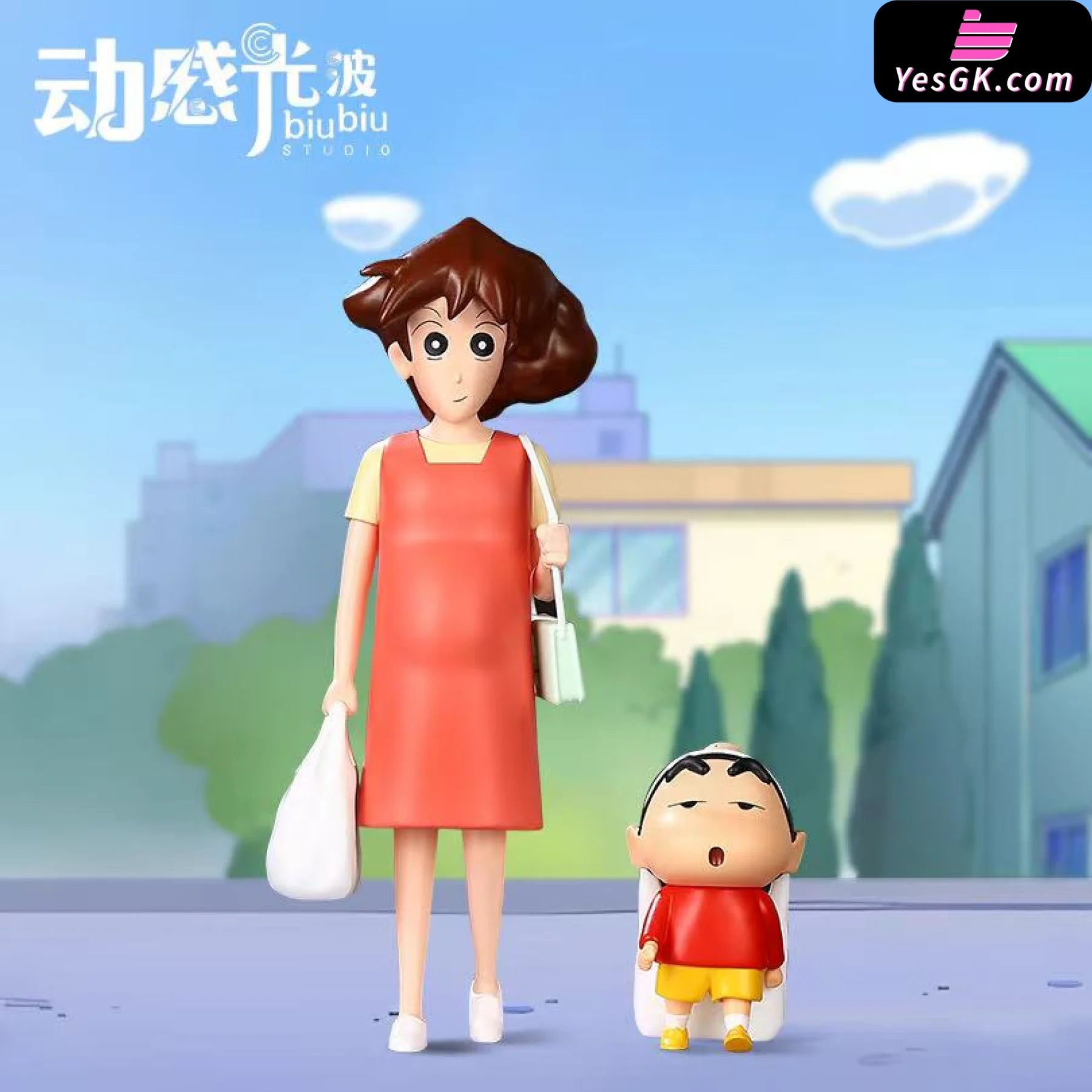 Shin Chan Musae Crayon Shin-chan Scene Series 03 Misae & Shinnosuke GK Statue - Biubiu ...
