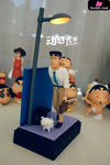 Crayon Shin-chan Scene Series #3 Hiroshi & Shinnosuke GK Statue - BiuBiu Studio [In-Stock] - Crayon Shin-chan