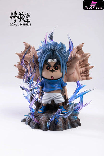 Crayon Shin-chan Shinnosuke Nohara cos Uchiha Sasuke Valley of the End GK Statue - M.H.T Studio [Pre-Order] Deposit