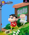 Crayon Shin-Chan Shiro and the Coal Town Scene GK Statue - GuluPlanet Studio [In-Stock] - Full Payment - Crayon