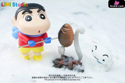 Crayon Shin-chan Winter Series Shin-chan Baked Sweet Potatoes GK Statue - LiMi Studio [Pre-Order] Crayon Shin-chan