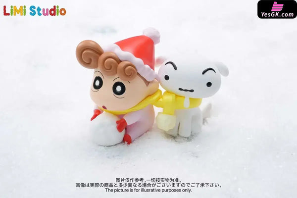 Crayon Shin-chan Winter Series SHimawari Makes Snowballs GK Statue - LiMi Studio [Pre-Order] Crayon Shin-chan
