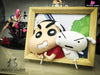 Crayon Shinchan And Shiro Photo Frame Resin Statue - Sakura Studio X Opp [Pre-Order Closed]