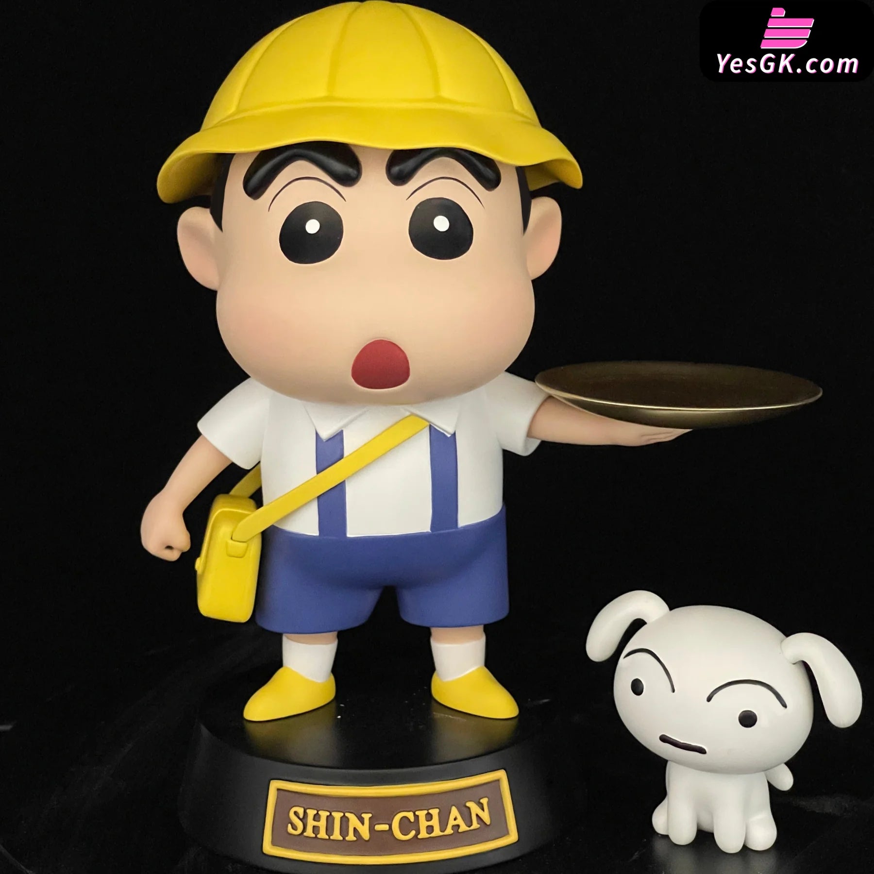 Crayon Shinchan School Uniform Dance Shinchan+Shiro Statue - Bruce Studio [Pre-Order] Shin-Chan