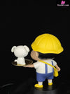 Crayon Shinchan School Uniform Dance Shinchan+Shiro Statue - Bruce Studio [Pre-Order] Shin-Chan