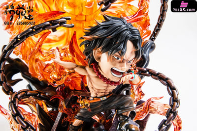 Crayon Shinchan Shinnosuke Nohara Cos Portgas D. Ace Resin Statue - M.h.t Studio [Pre-Order]