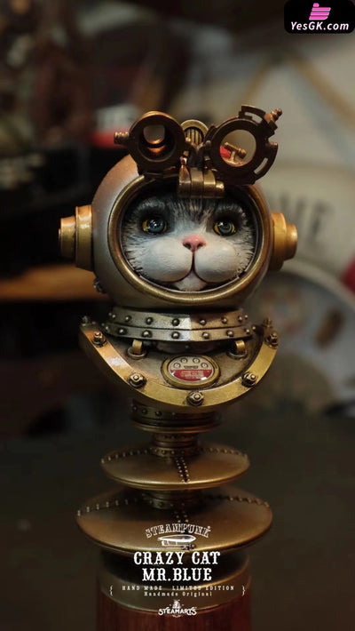 Crazy Cat Mr.blue Statue - Steam Arts Studio [Pre-Order]