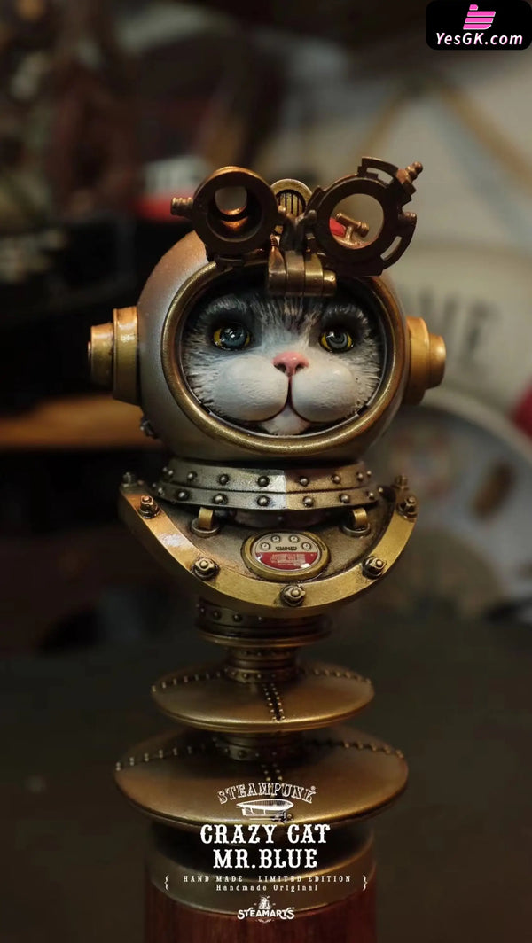 Crazy Cat Mr.blue Statue - Steam Arts Studio [Pre-Order]