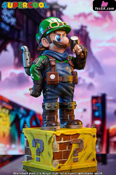 Super Mario Cyber Steam Punk Wasteland Luigi Statue - Supercool Studio [Pre-Order] Nintendo Games