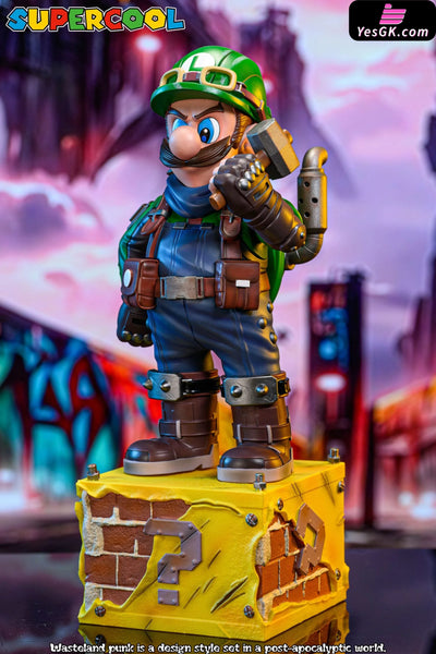 Super Mario Cyber Steam Punk Wasteland Luigi Statue - Supercool Studio [Pre-Order] Nintendo Games