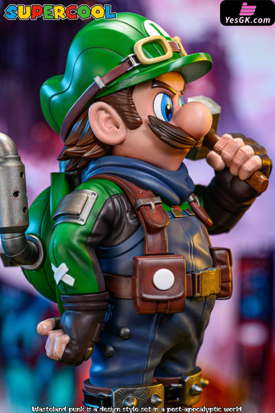 Super Mario Cyber Steam Punk Wasteland Luigi Statue - Supercool Studio [Pre-Order] Nintendo Games
