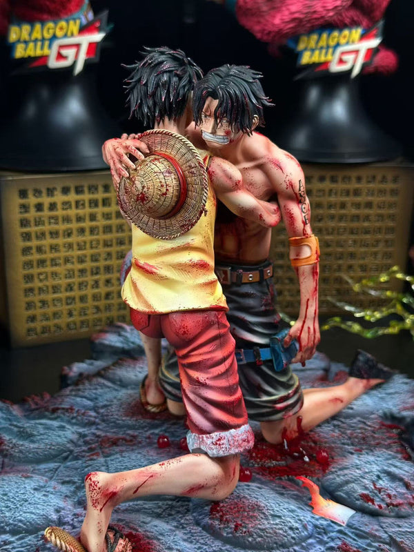 One Piece Battle of Marineford Ace The Last Farewell GK Statue - Fast Studio [In-Stock]
