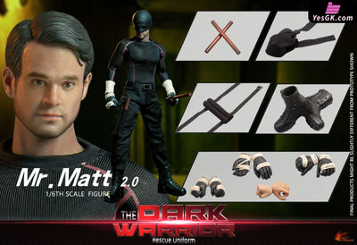 Marvel Daredevil Dark Warrior FD007N & Rescue Service Version FD010N Action Figure - Hot Heart Studio [Pre-Order] MARVEL