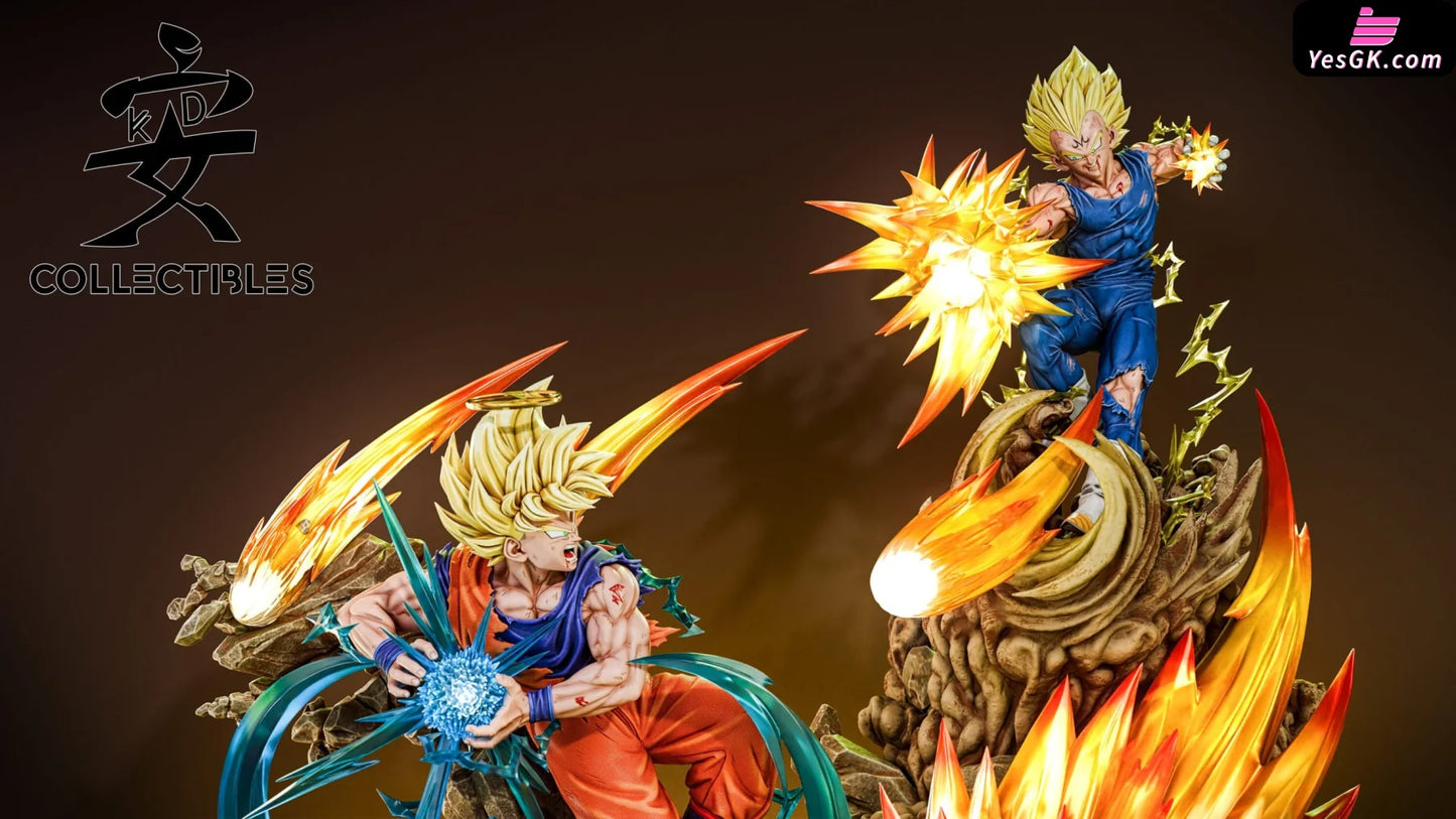 Dargon Ball Super Saiyan 2 Goku Vs Vegetto Statue - Kd Studio [Pre-Order]