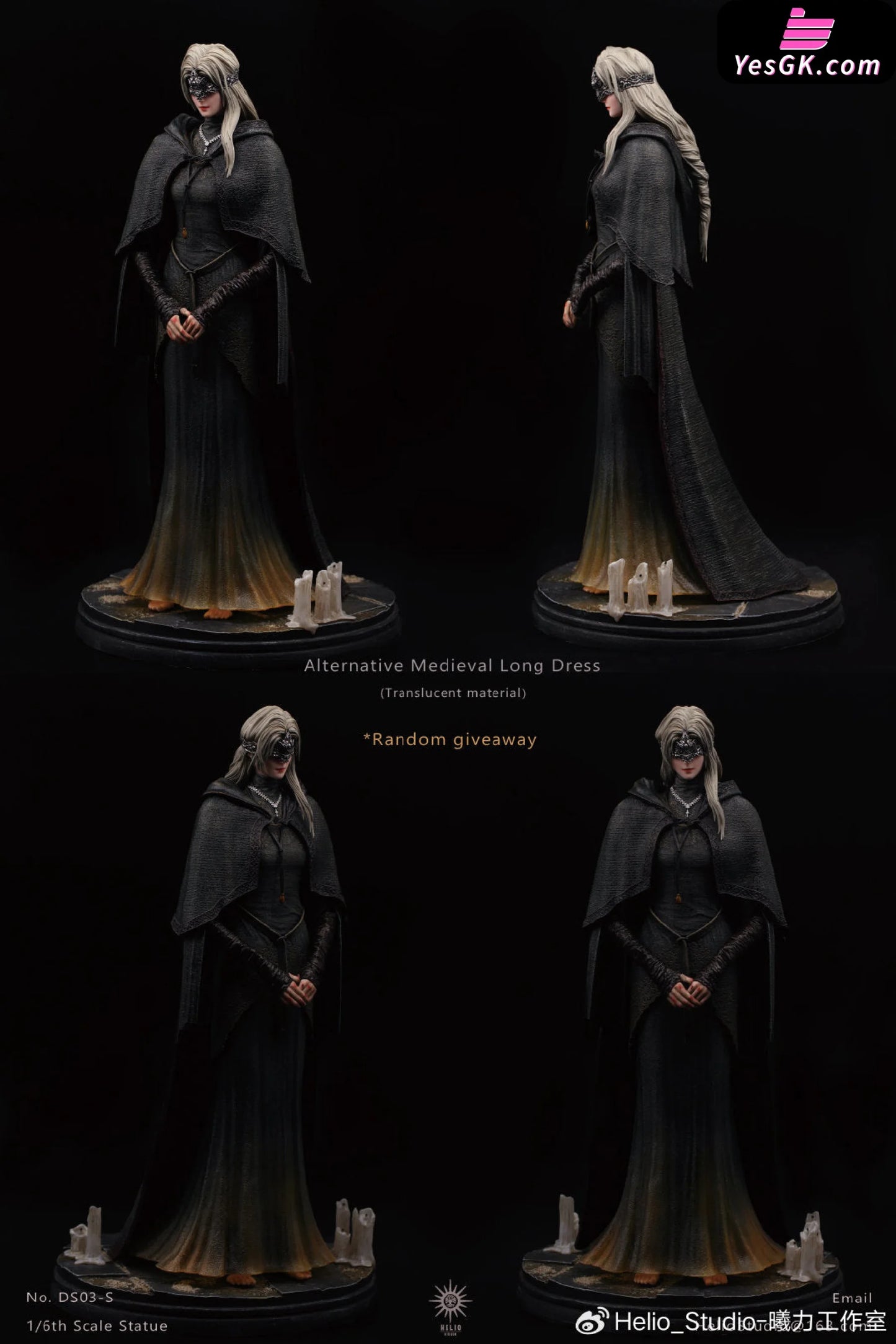 Dark Souls 3 1/6 Scale Statue Fire Keeper #Ds03-S - Helio Studio [Pre-Order]