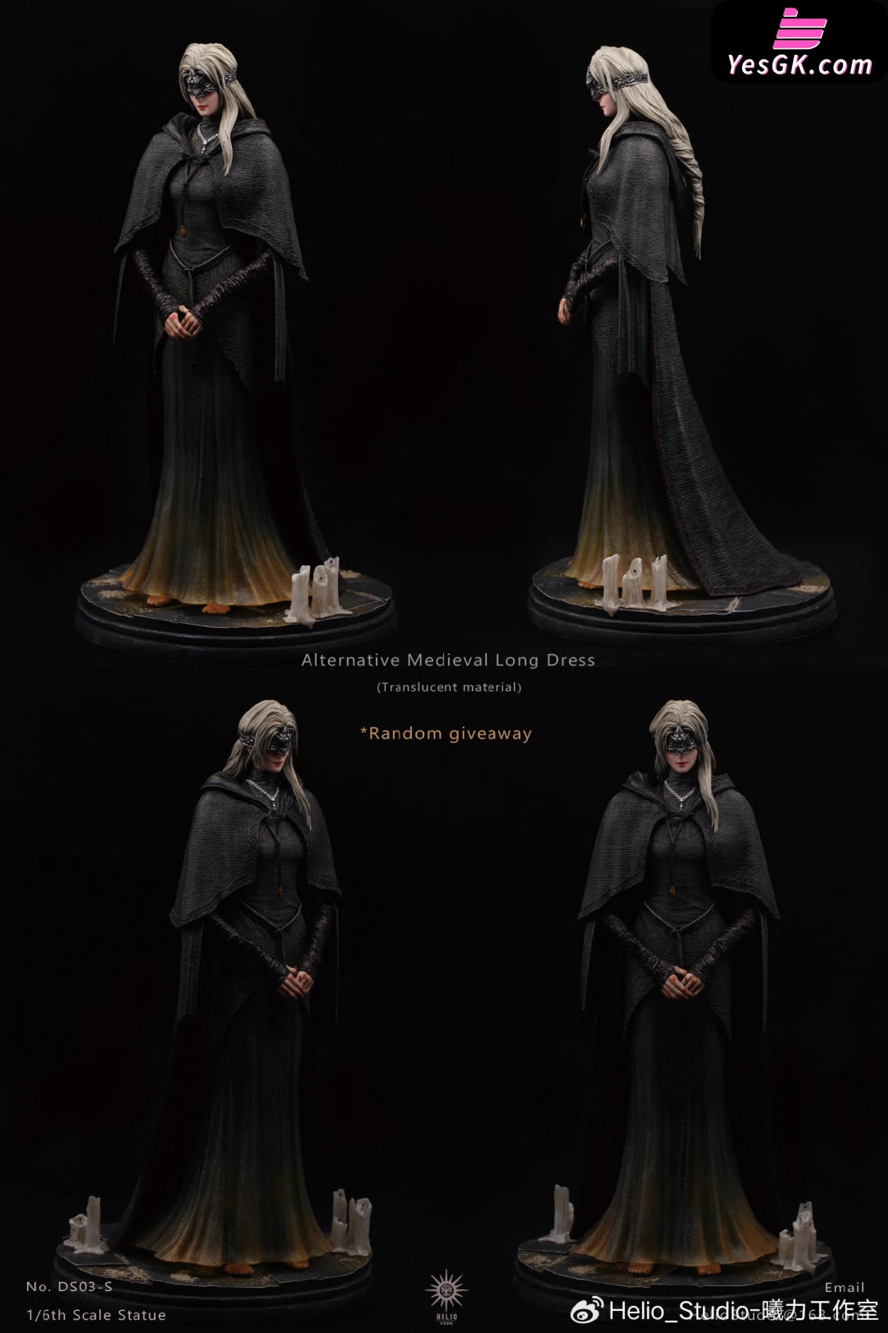 Dark Souls 3 1/6 Scale Statue Fire Keeper #Ds03-S - Helio Studio [Pre-Order]