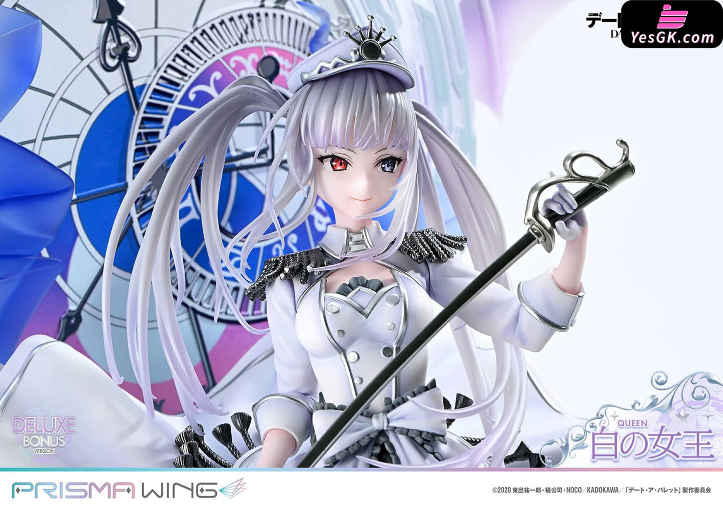 Date A Live: Kurumi Gaiden: White Queen Special Edition 1/7 Scale Finished Figure Pwdab-02Ps