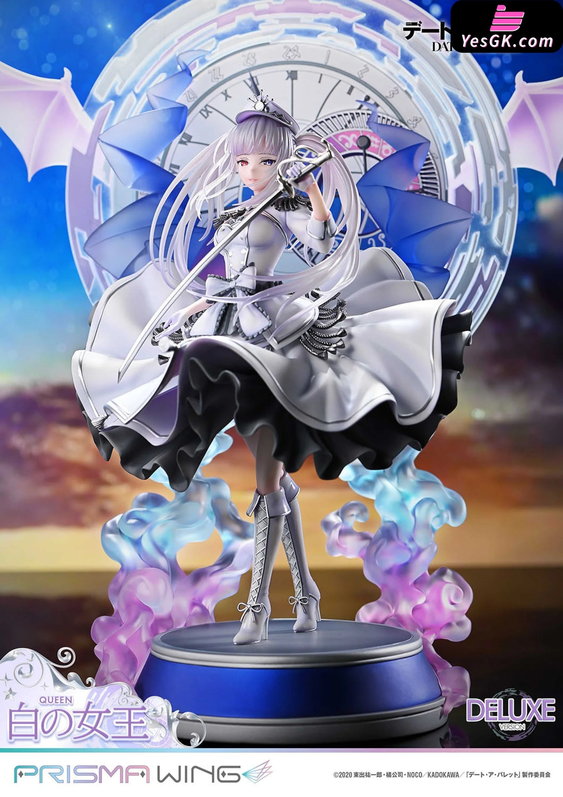 Date A Live: Kurumi Gaiden: White Queen Special Edition 1/7 Scale Finished Figure Pwdab-02Ps