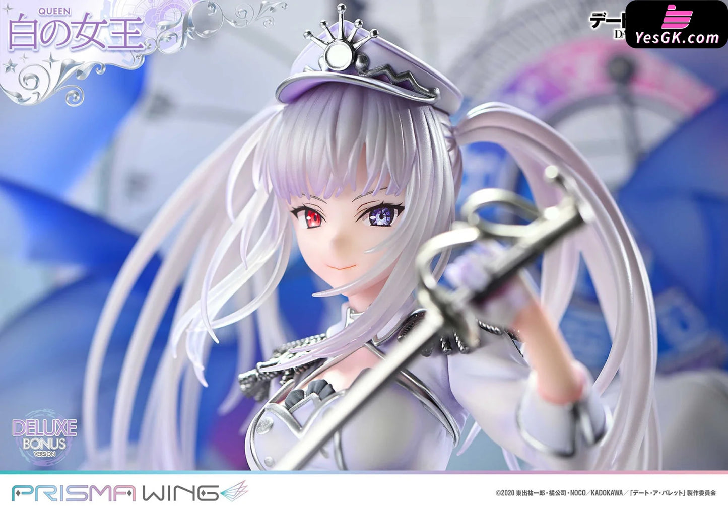 Date A Live: Kurumi Gaiden: White Queen Special Edition 1/7 Scale Finished Figure Pwdab-02Ps