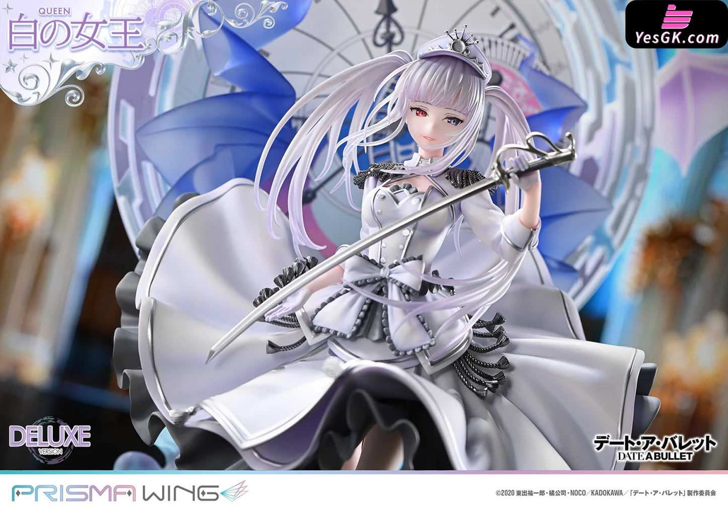 Date A Live: Kurumi Gaiden: White Queen Special Edition 1/7 Scale Finished Figure Pwdab-02Ps