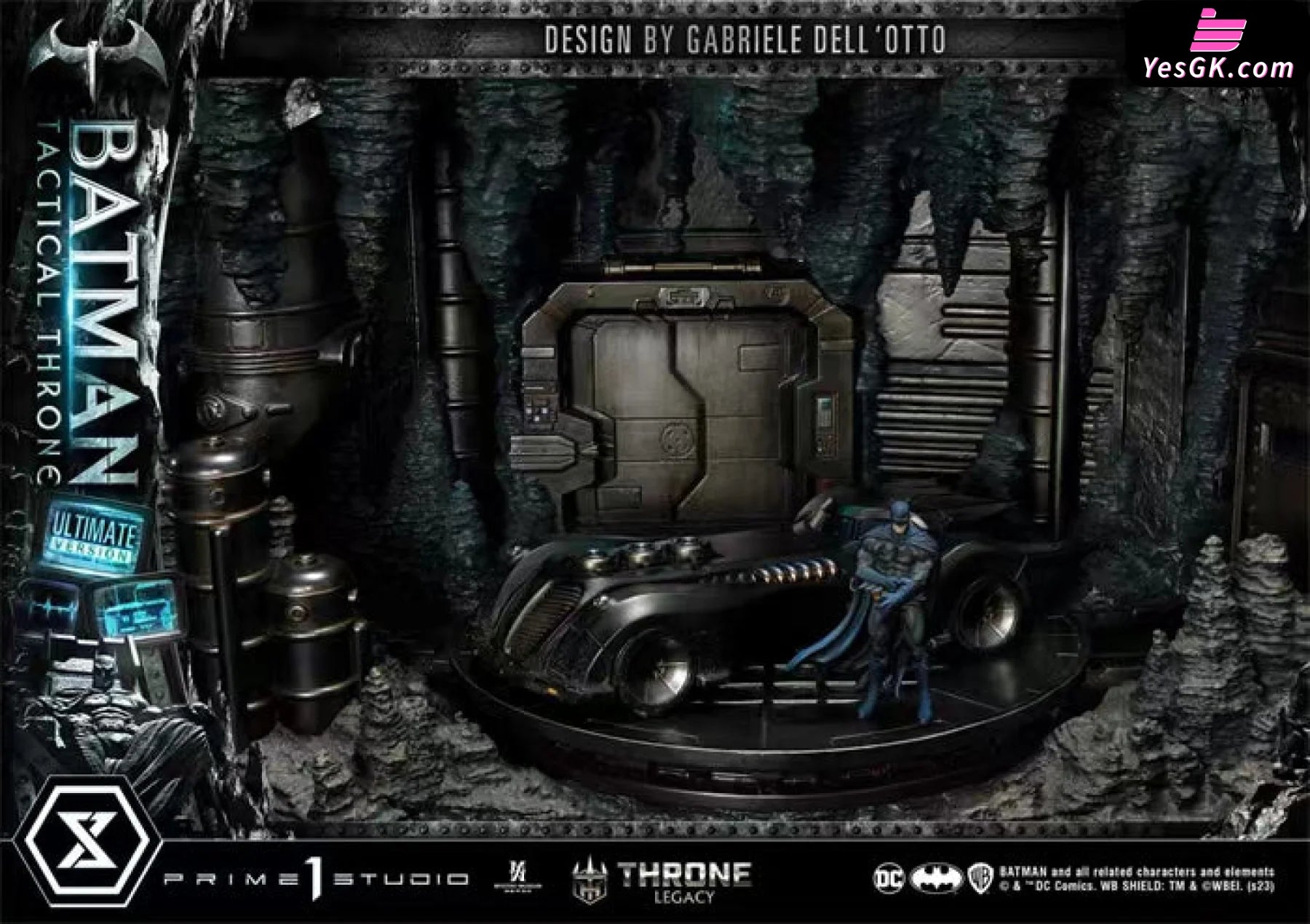 Dc Batman Tactical Seat Throne (Licensed) Statue - Prime 1 Studio [Pre-Order] Comics