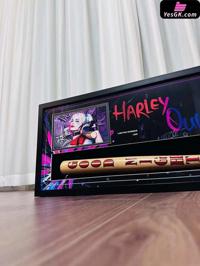 Dc Harley Quinn Baseball Bat Suicide Squad Collectible Signed Frame Statue - Qian Niao She Studio
