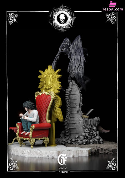 Death-N Duel between Geniuses Light Yagami L GK Statue - Iconic Figure Studio [Pre-Order] Full Payment / C Version: