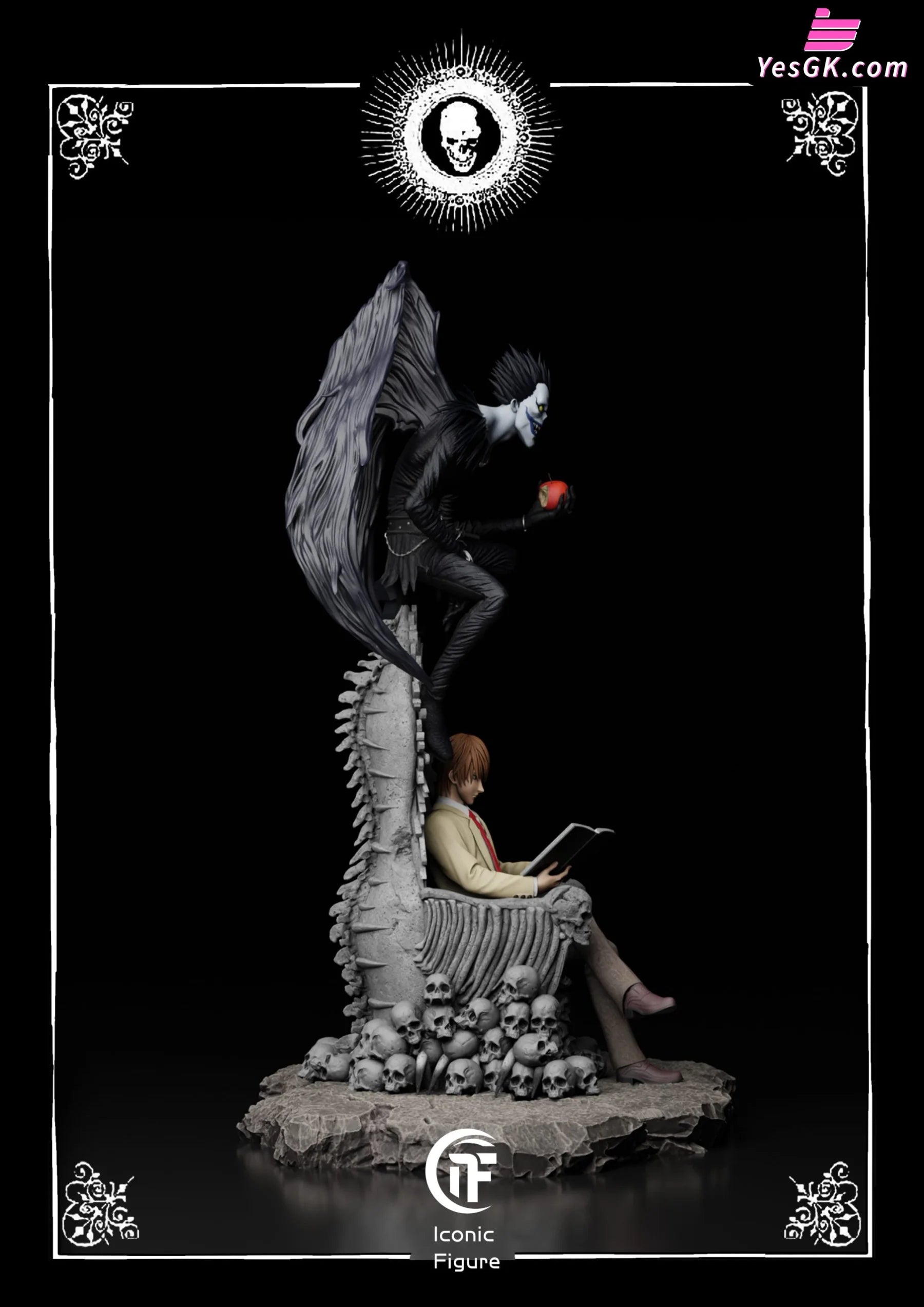 Death DN Duel between Geniuses Light Yagami L GK Statue