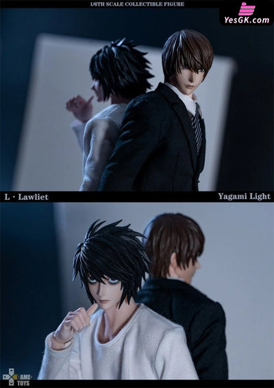 Death DN L Lawliet and Yagami Light 1/6 Action Figure - GAMETOYS Studio [In-Stock] - Death DN
