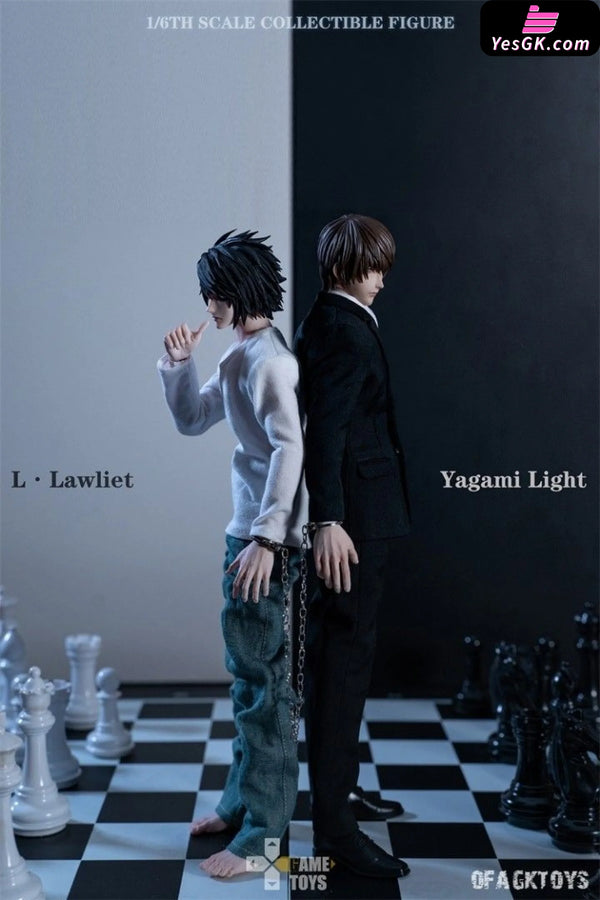 Death DN L Lawliet and Yagami Light 1/6 Action Figure - GAMETOYS Studio [In-Stock] - Full Payment / GT-007 - Death DN