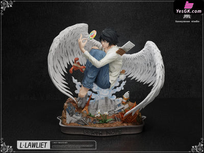 Death-N L Lawliet GK Statue - Anonymous Studio [Pre-Order] Full Payment / White Wing Version Death-N