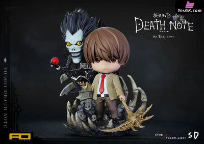 Death-N Light Yagami And Ryuk Resin Statue - FO Studio [In-Stock] Full Payment Death-N