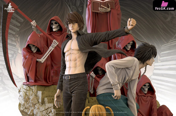 Death-N Light Yagami & L & Misa Amane GK Statue - Freedom Studio [Pre-Order] Death-N