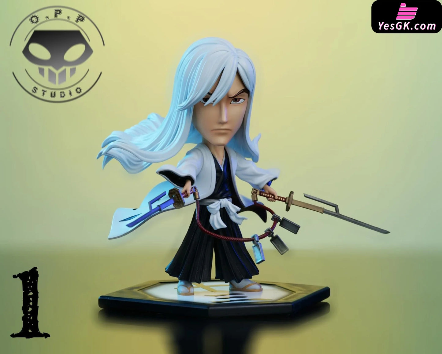 Death/Boundary Bleach Jshir Ukitake & Kyoraku Shunsui Aizen Sousuke Komamura Sajin Resin Statue -