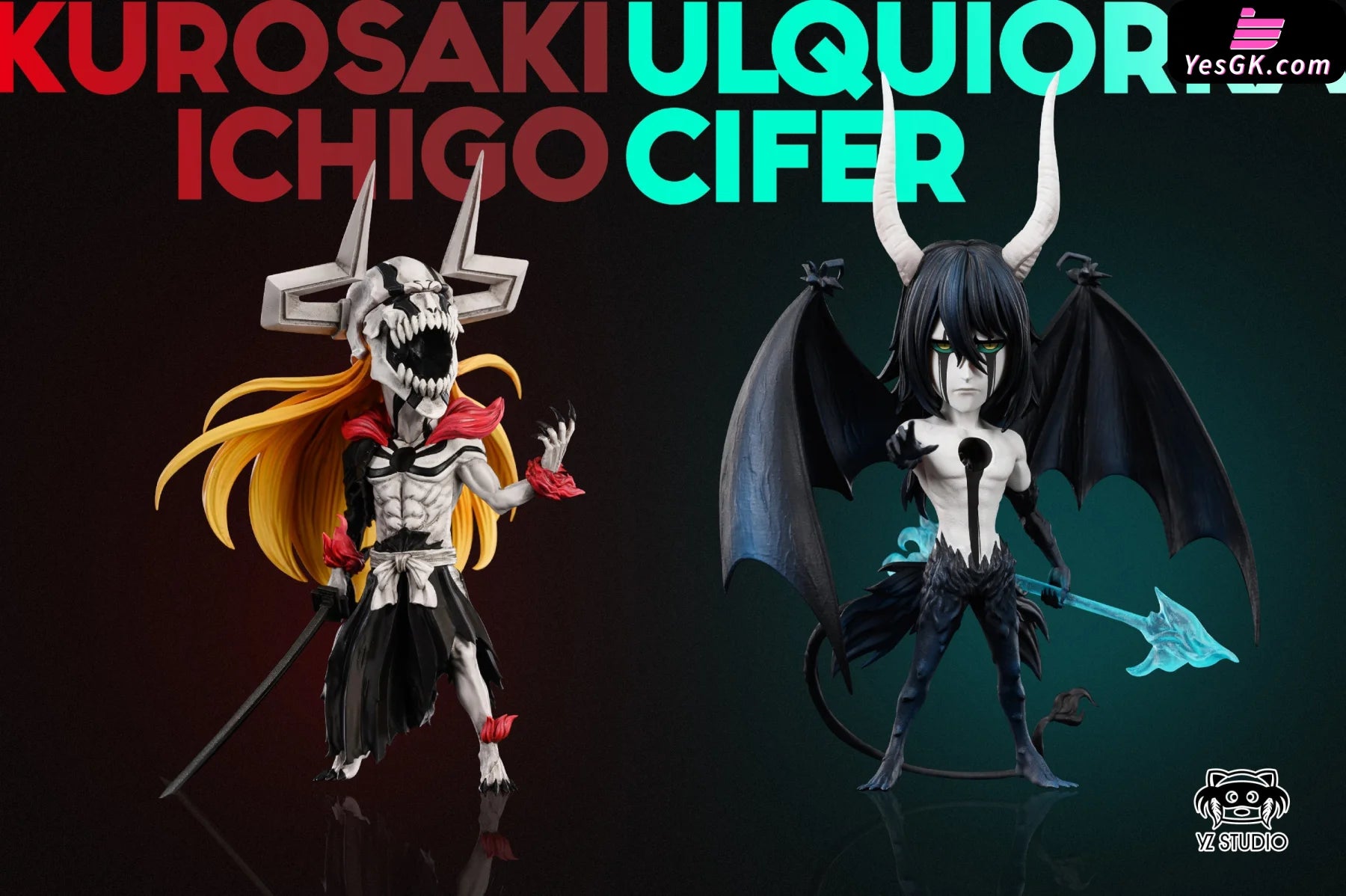 FigureArt Store- Bleach Figure- Ichigo Vs Ulquiorra- Anime Figure