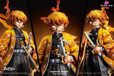 Demon Slayer Agatsuma Zenitsu GK Statue - Zayico Studio [In-Stock] - Demon Slayer