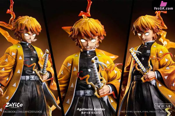 Demon Slayer Agatsuma Zenitsu GK Statue - Zayico Studio [In-Stock] - Demon Slayer