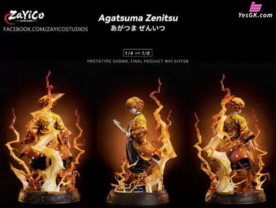 Demon Slayer Agatsuma Zenitsu GK Statue - Zayico Studio [In-Stock] - Demon Slayer