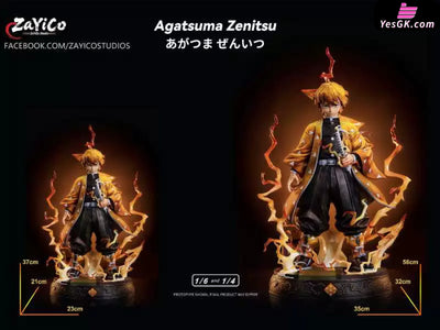 Demon Slayer Agatsuma Zenitsu GK Statue - Zayico Studio [In-Stock] - Demon Slayer