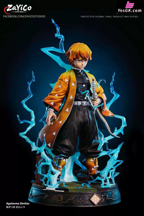 Demon Slayer Agatsuma Zenitsu GK Statue - Zayico Studio [In-Stock] - Full Payment / 1/6 Scale / Blue Color - Demon