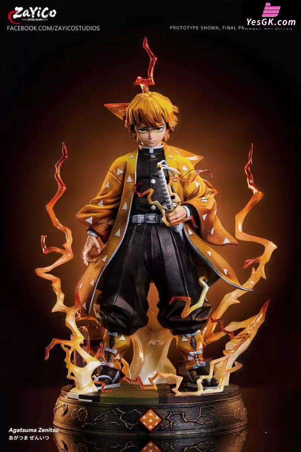 Demon Slayer Agatsuma Zenitsu GK Statue - Zayico Studio [In-Stock] - Full Payment / 1/6 Scale / Yellow Color - Demon
