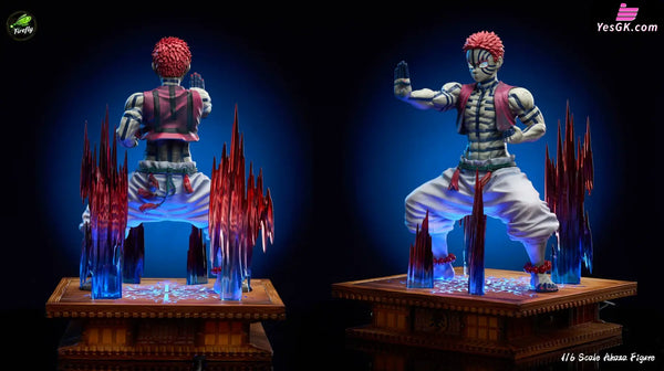 Demon Slayer Akaza Blue Silver Chaotic Afterglow 1/6 Statue - Firefly Studio [In-Stock] - Demon Slayer