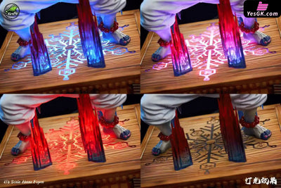 Demon Slayer Akaza Blue Silver Chaotic Afterglow 1/6 Statue - Firefly Studio [In-Stock] - Demon Slayer