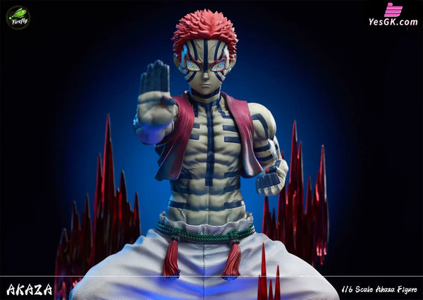 Demon Slayer Akaza Blue Silver Chaotic Afterglow 1/6 Statue - Firefly Studio [In-Stock] - Demon Slayer