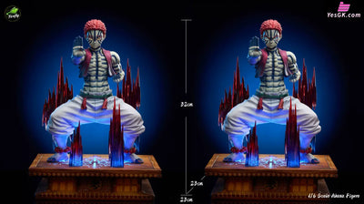 Demon Slayer Akaza Blue Silver Chaotic Afterglow 1/6 Statue - Firefly Studio [In-Stock] - Demon Slayer