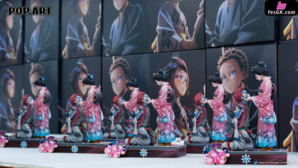 Demon Slayer Akaza & Koyuki GK Statue - POP.ART Studio [In-Stock] Demon Slayer