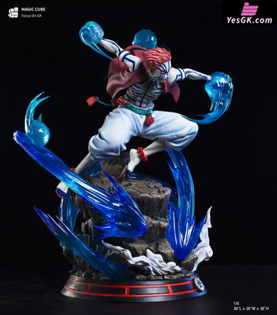 Demon Slayer - Akaza With Led Resin Statue Magic Cube Studio [In Stock]