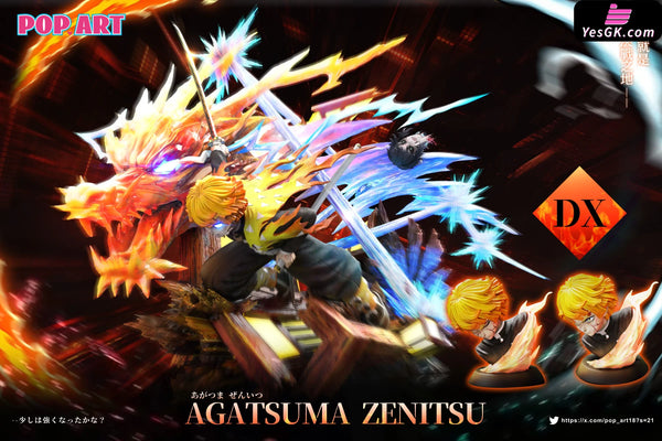 Demon Slayer Fire Thunder God Zenitsu Agatsuma GK Statue - POP.ART Studio [Pre-Order] - Deposit / A Standard Edition