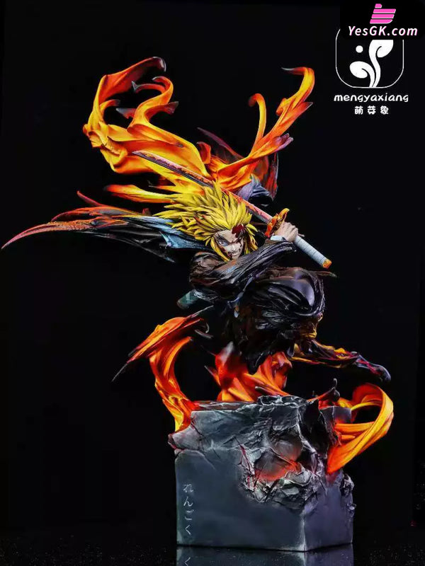 Demon Slayer Flame Hashira 1/6 GK Statue - Meng Ya Xiang Studio [Pre-Order] - Deposit / B: Square Tile Floor Version