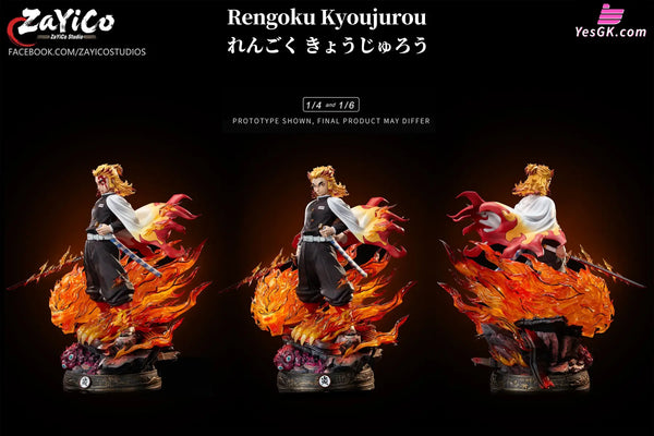 Demon Slayer Flame Hashira Kyojuro Rengoku GK Statue - Zayico Studio [Pre-Order] - Demon Slayer